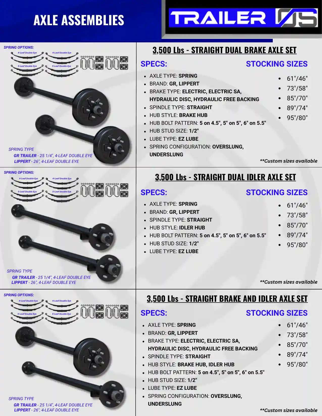 Axles & Suspension — page 3