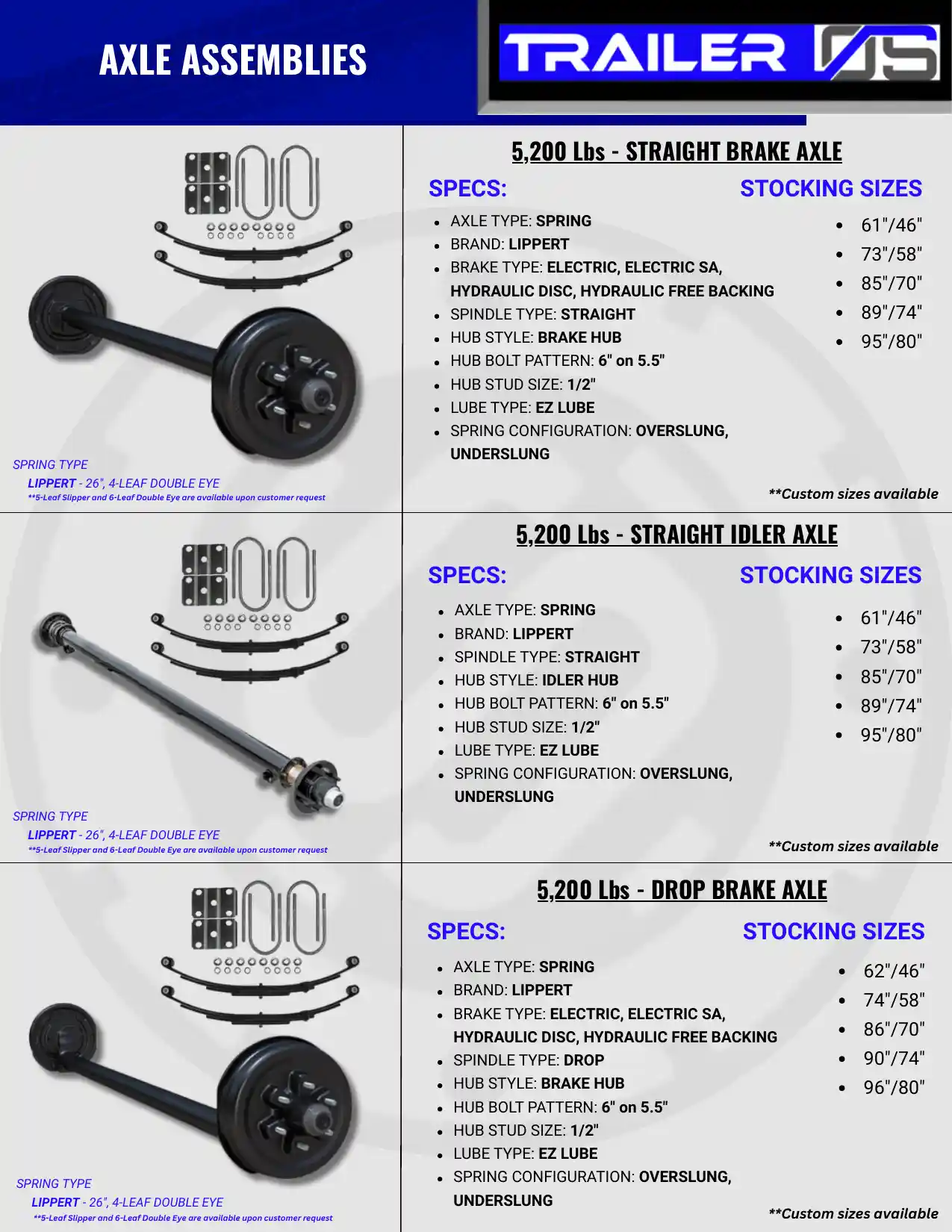 Axles & Suspension — page 5