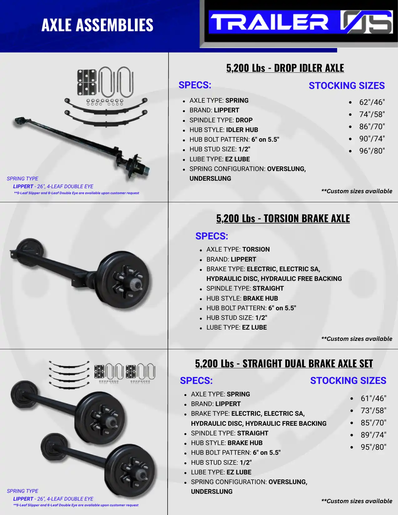 Axles & Suspension — page 6
