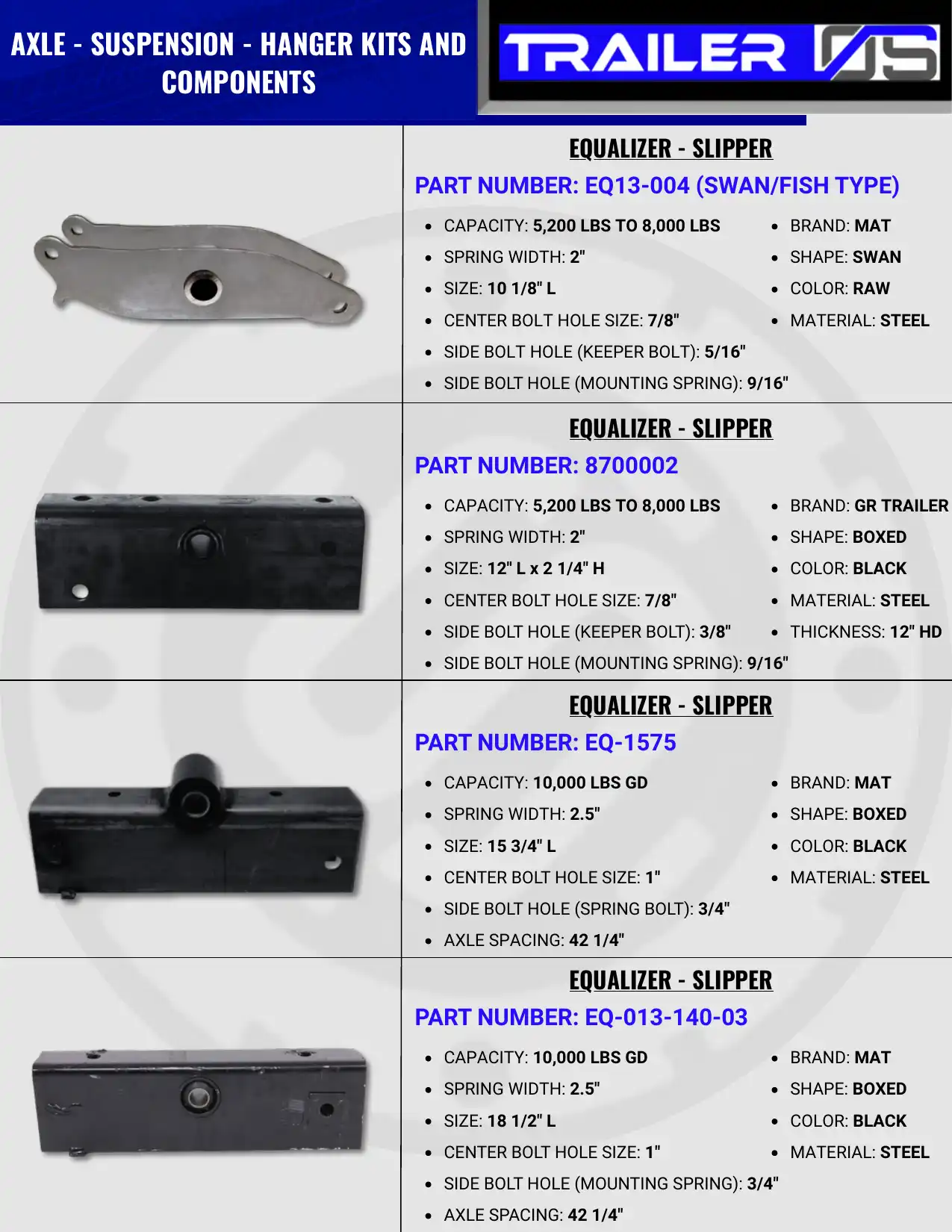 Axles & Suspension — page 23