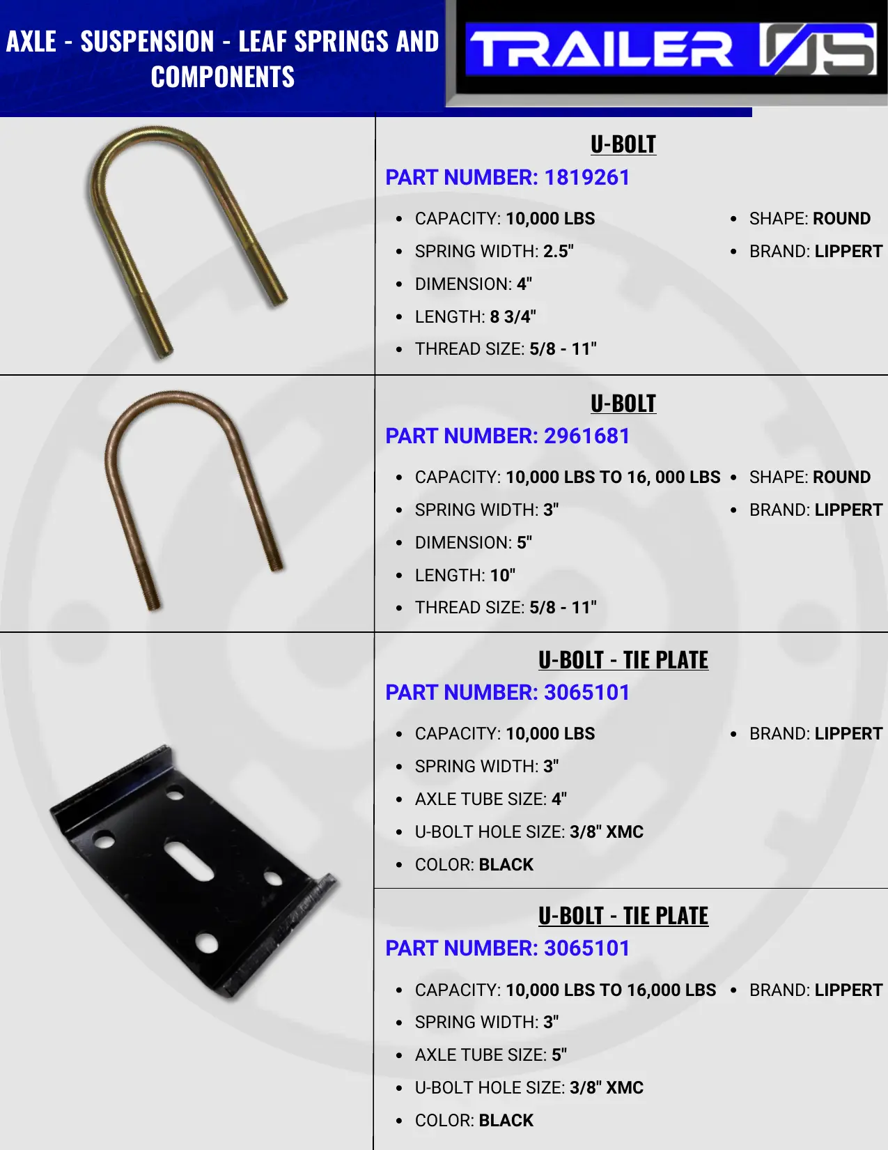 Axles & Suspension — page 37