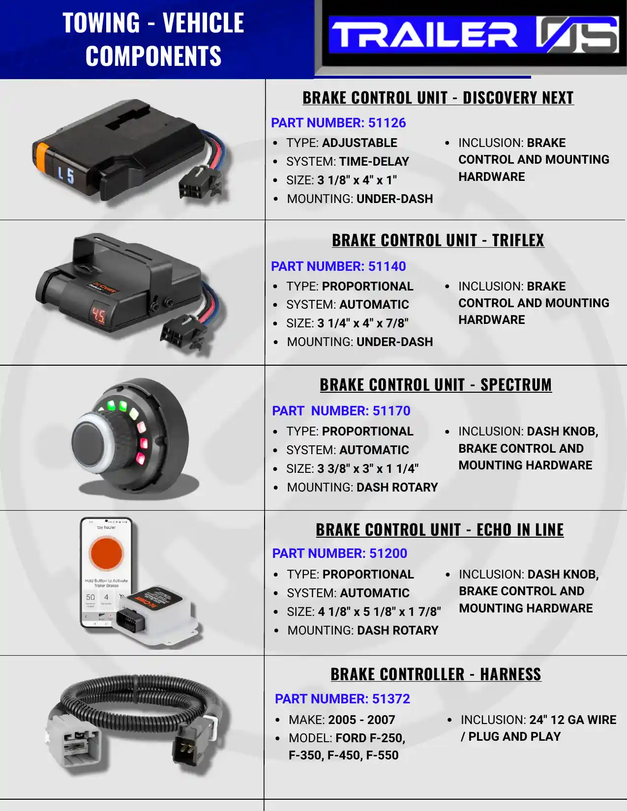 Towing Components catalog cover