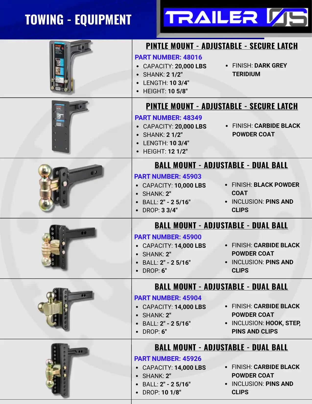 Towing Equipment — page 4