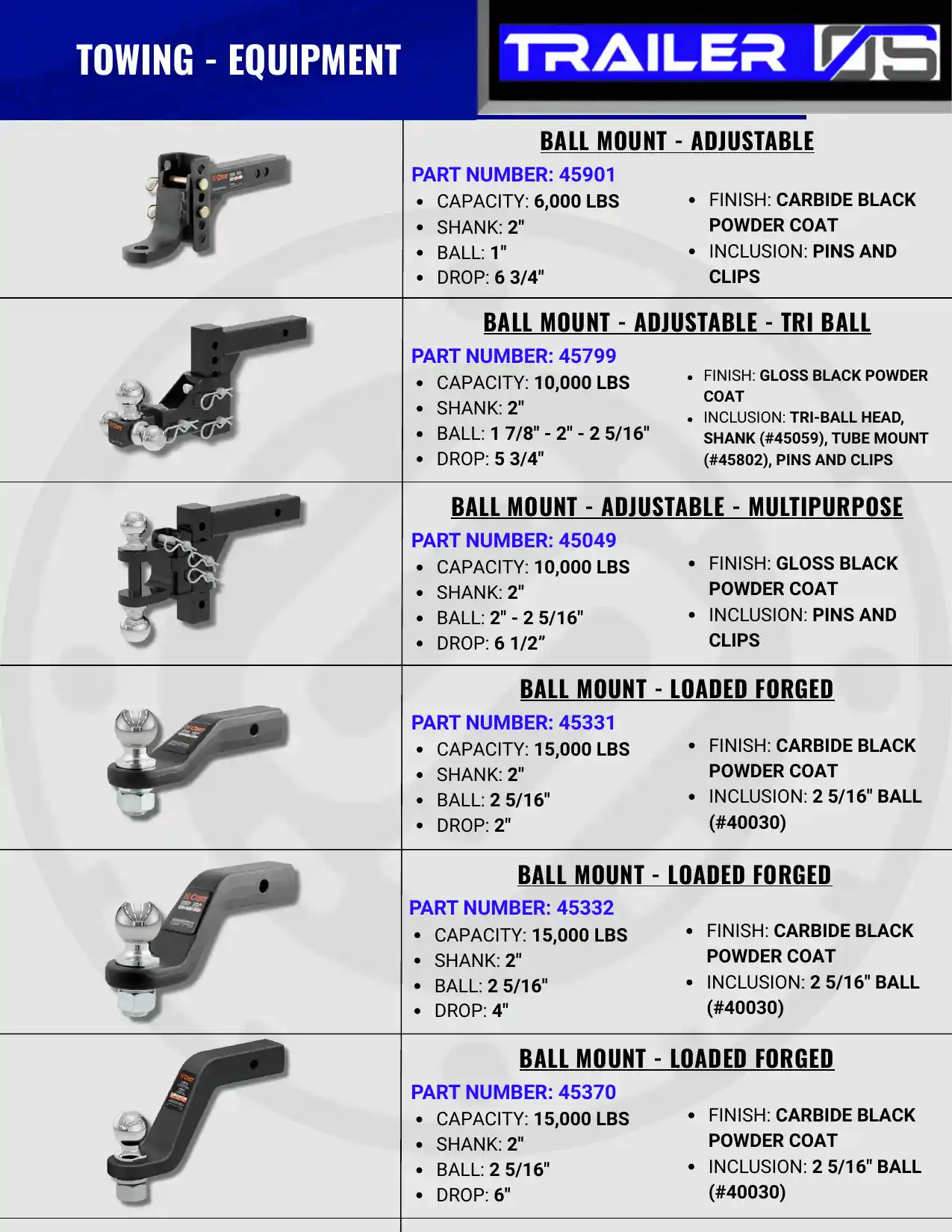 Towing Equipment — page 6