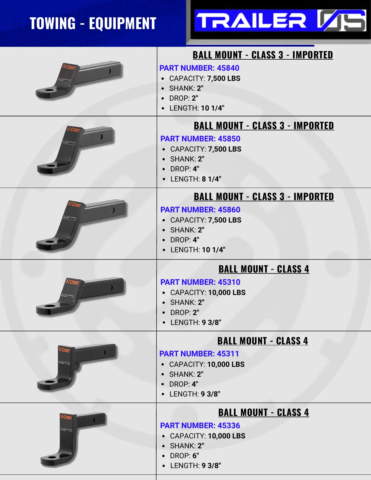 Towing Equipment — page 9