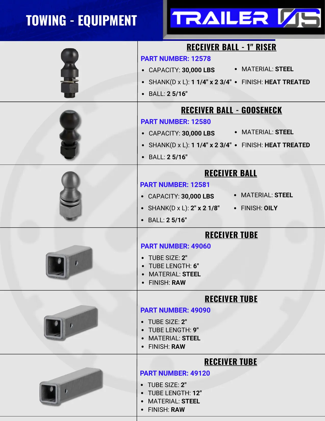 Towing Equipment — page 12