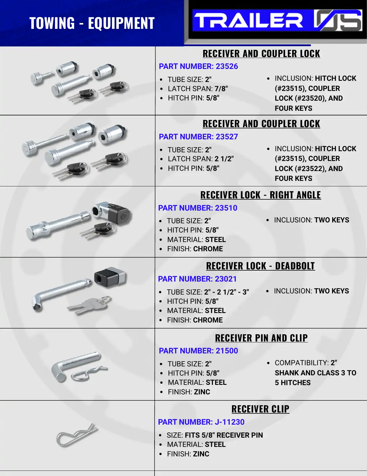 Towing Equipment — page 14