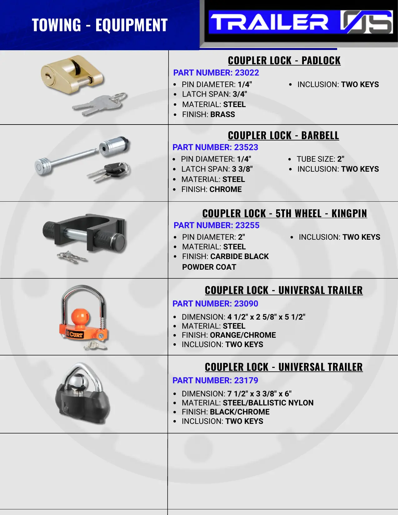 Towing Equipment — page 15