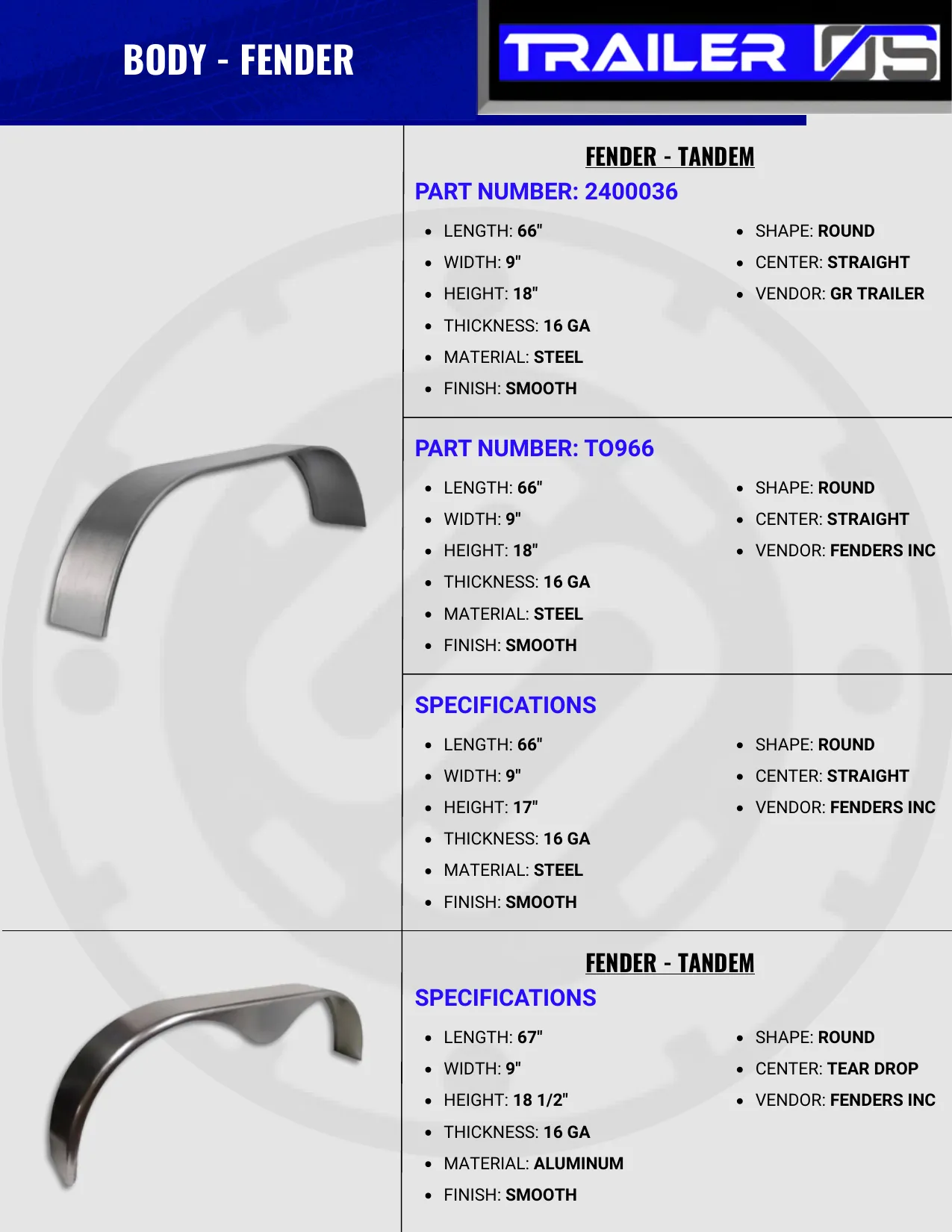 Trailer Body Parts — page 21