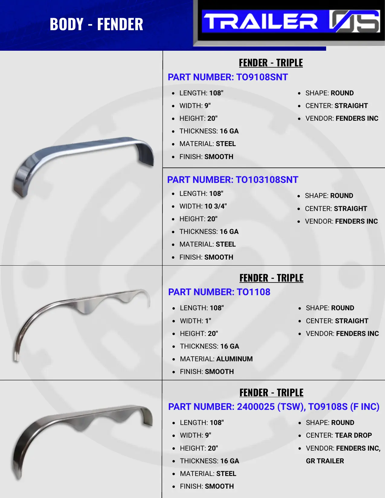Trailer Body Parts — page 28