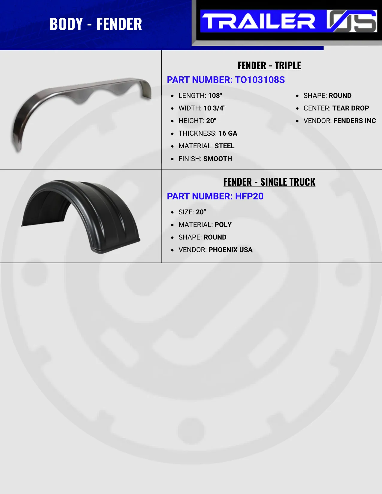 Trailer Body Parts — page 29