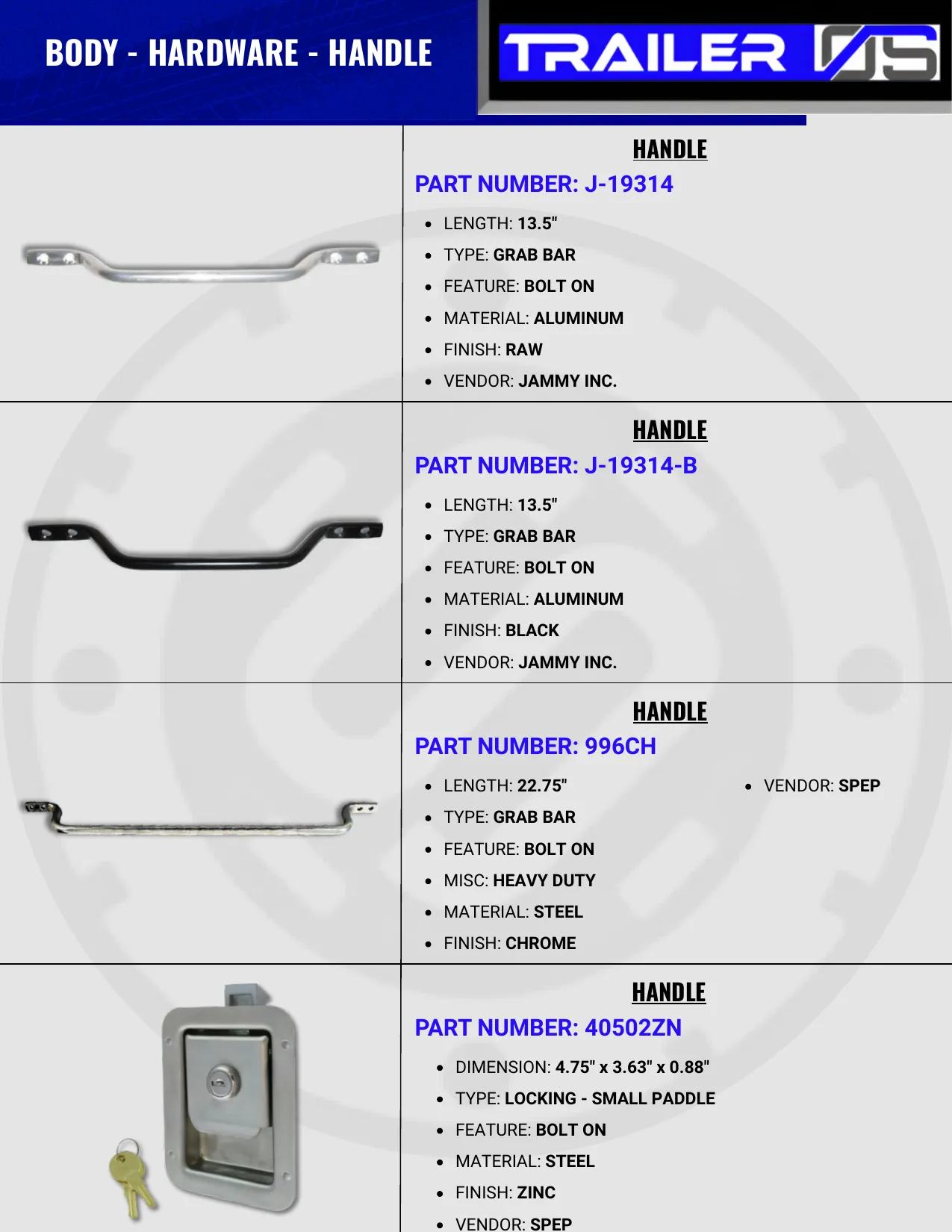 Trailer Body Parts — page 63