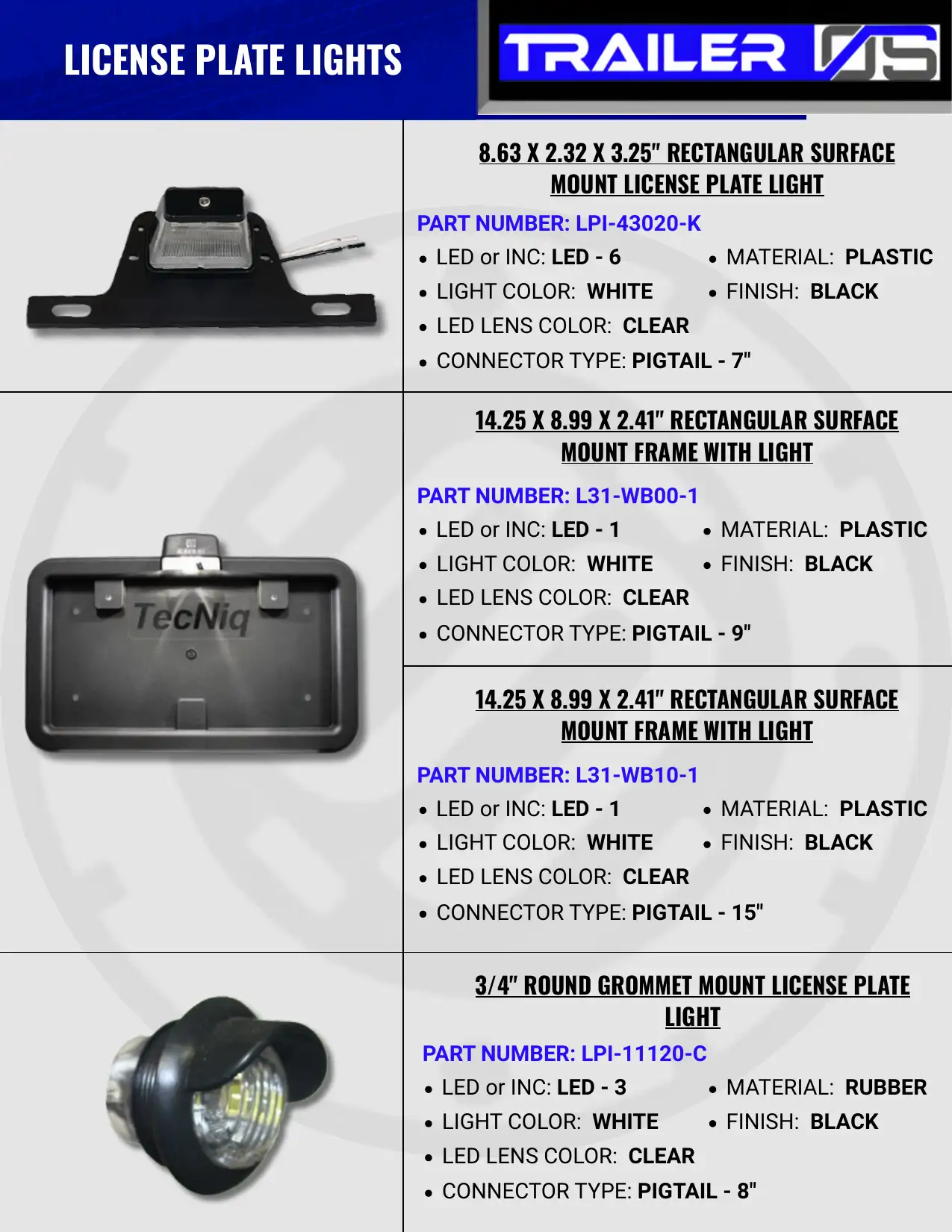 Trailer Lighting — page 56